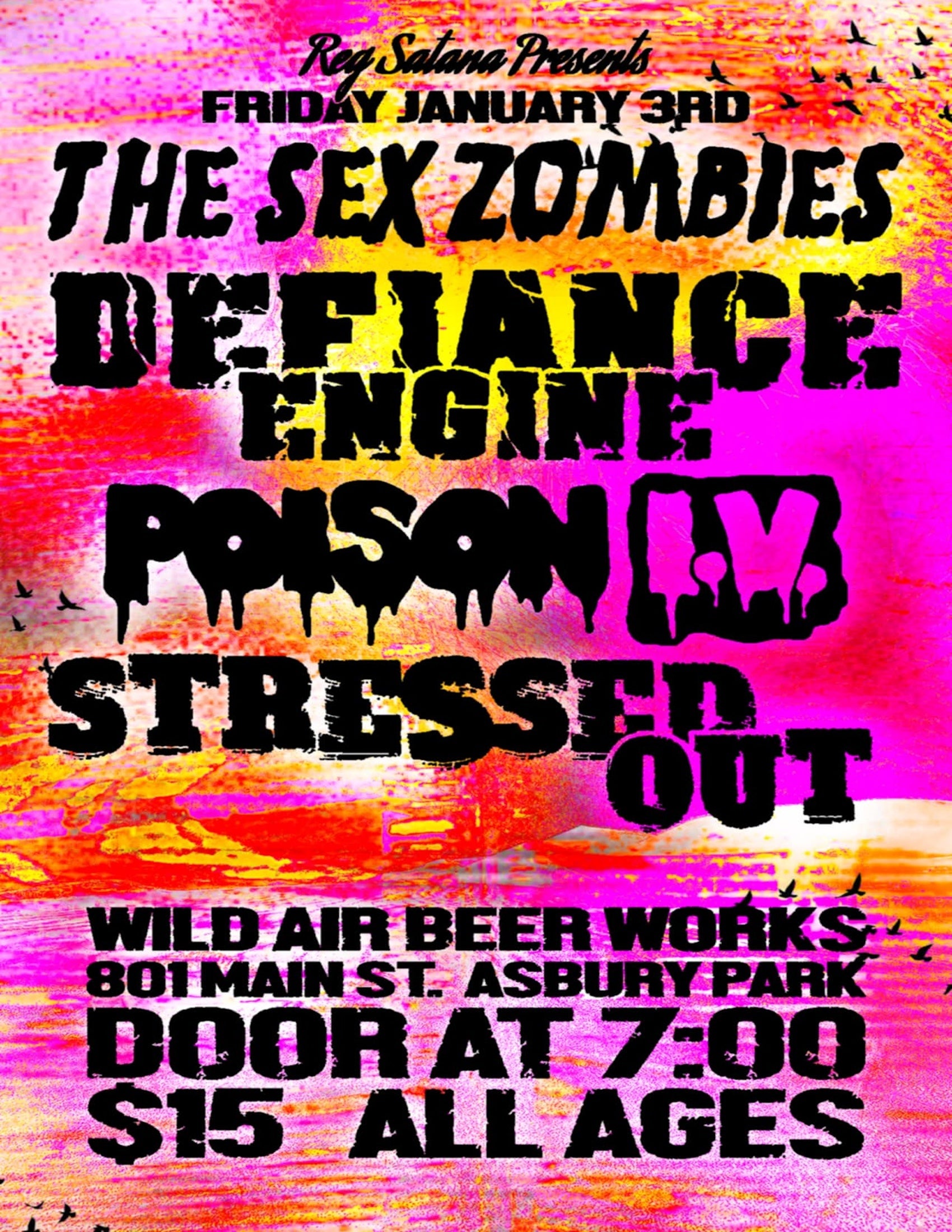 The Sex Zombies Defiance Engine Poison I V Stressed Out Wild Air Beerworks