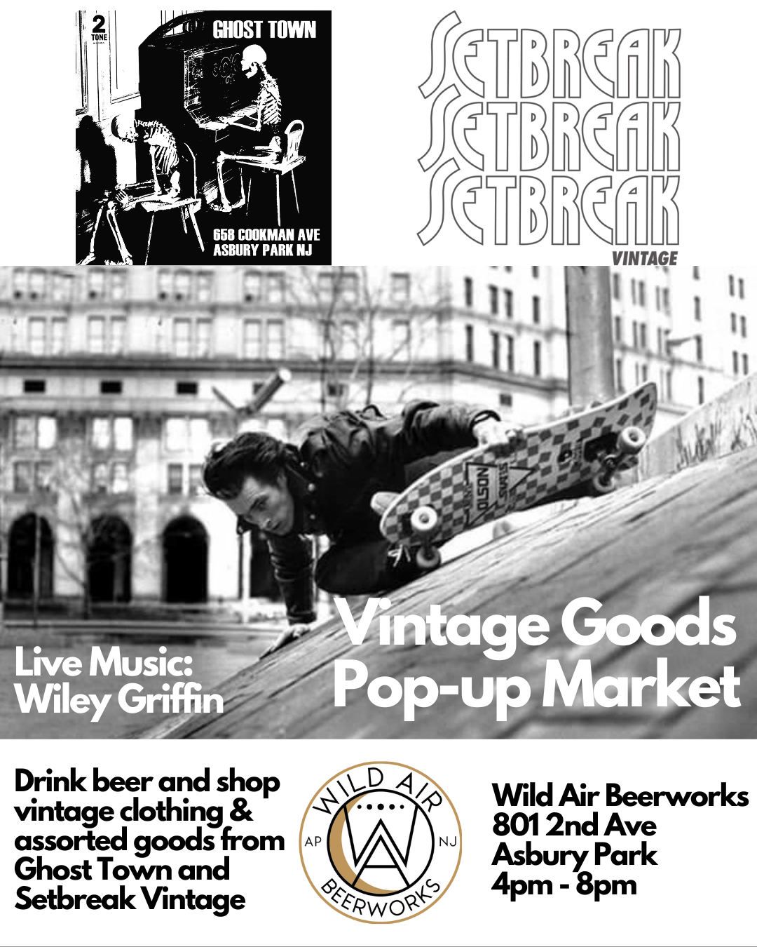 FREE Vintage Popup Market Wild Air Beerworks